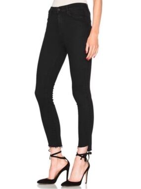 MOTHER | The Stunner Zip Ankle Step Fray‎ Denim Jeans in Not Guilty Sz. 24